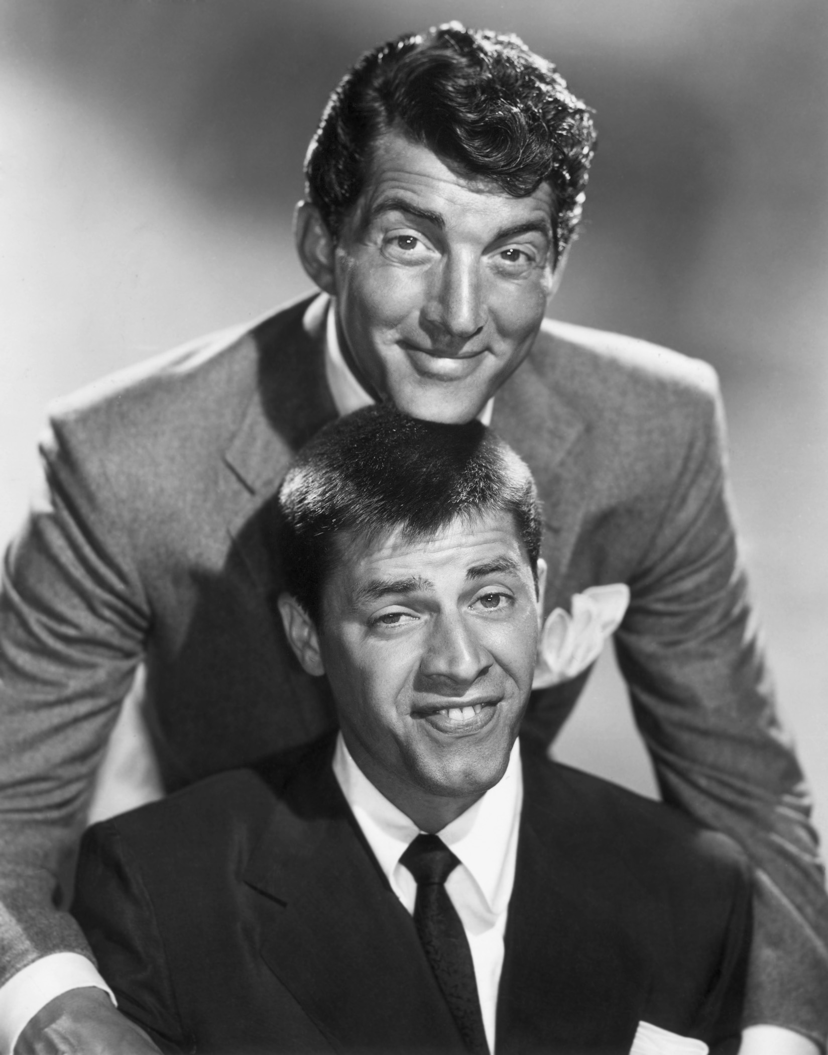 Jerry Lewis and Dean Martin in Hollywood circa 1955